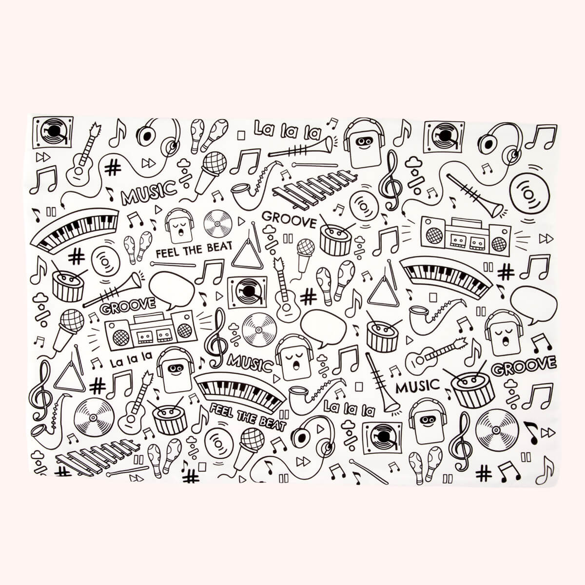 FEEL THE BEAT PILLOW CASE