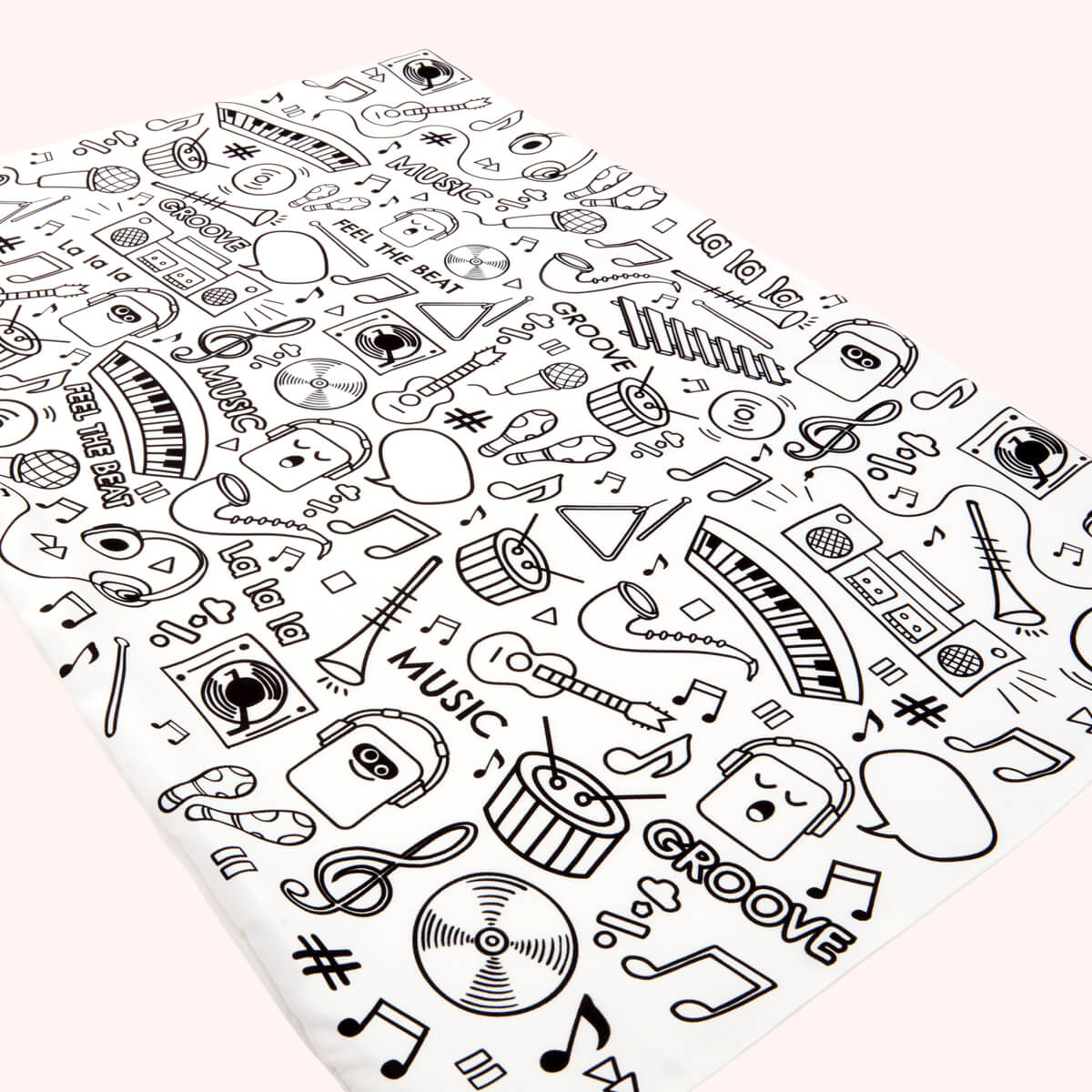 FEEL THE BEAT PILLOW CASE