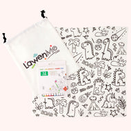 LITTLE DINO WORLD PILLOW CASE
