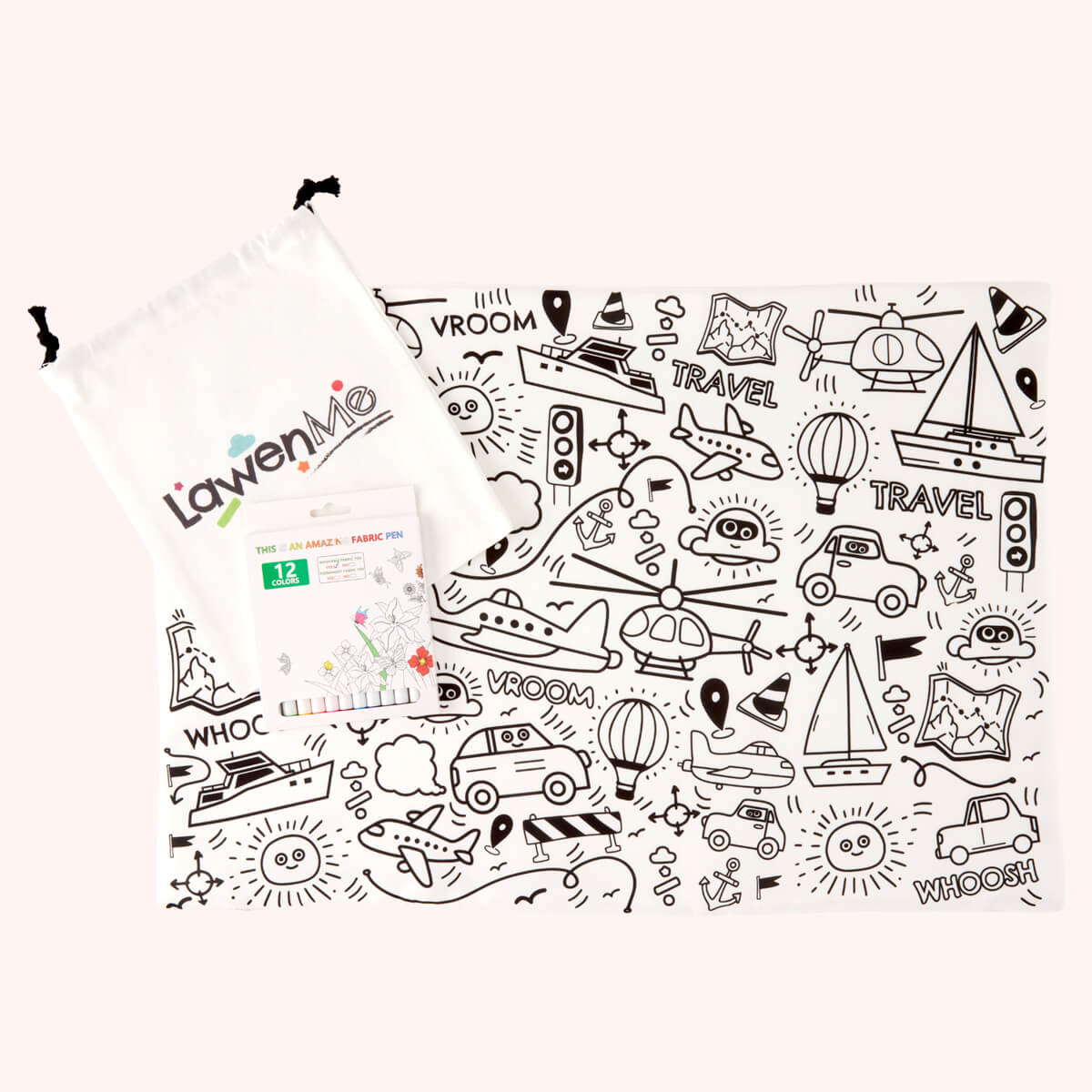 VROOM & GO PILLOW CASE