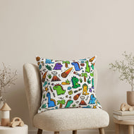 LITTLE DINO WORLD PILLOW CASE