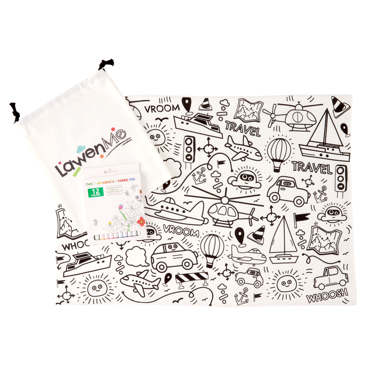 VROOM & GO PILLOW CASE