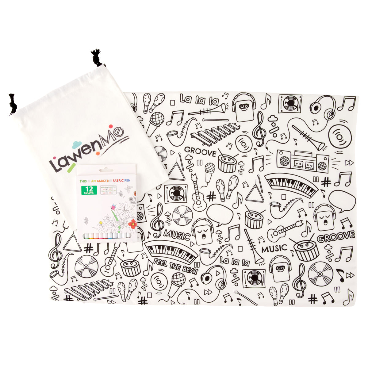 FEEL THE BEAT PILLOW CASE