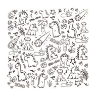 LITTLE DINO WORLD PILLOW CASE