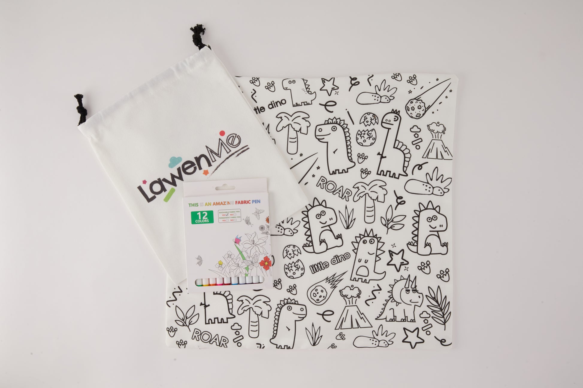 LITTLE DINO WORLD PILLOW CASE
