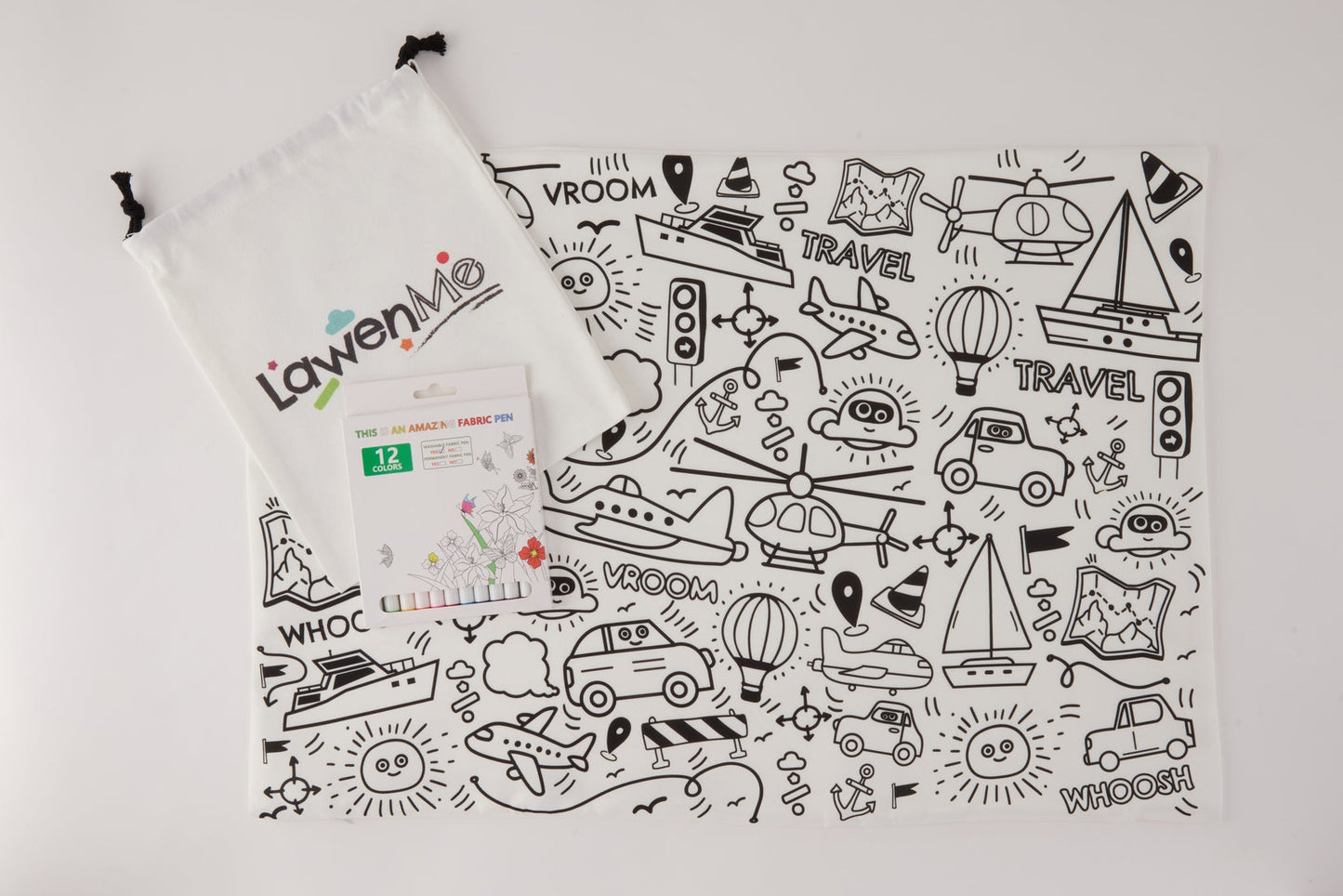 VROOM & GO PILLOW CASE