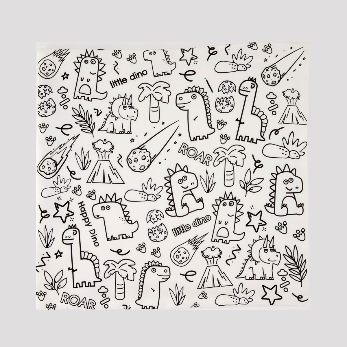 LITTLE DINO WORLD PILLOW CASE