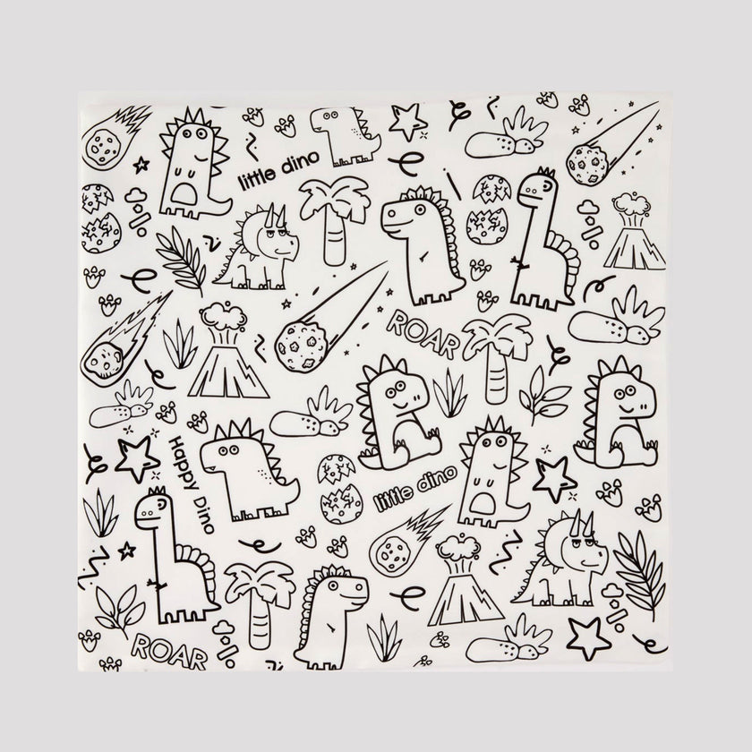 LITTLE DINO WORLD PILLOW CASE
