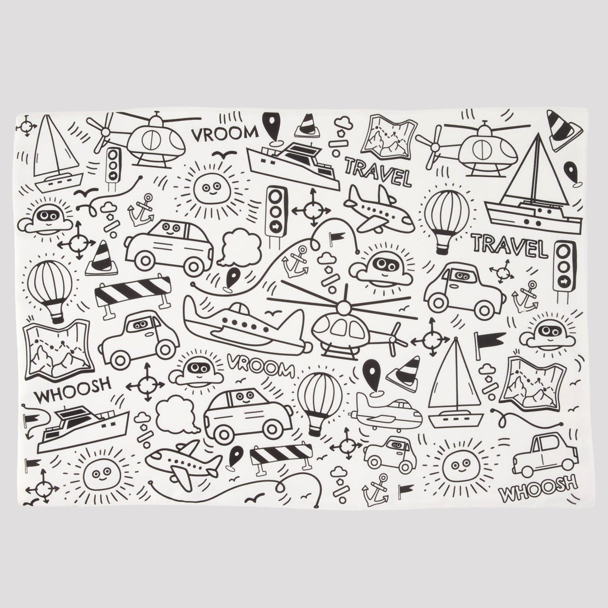 VROOM & GO PILLOW CASE